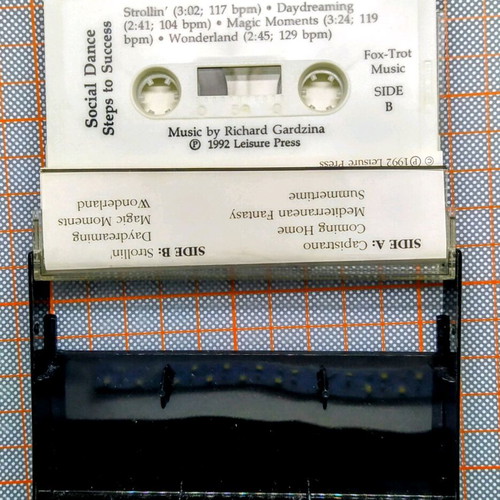 Social Dance: Steps to Success cassette tape used, 1992