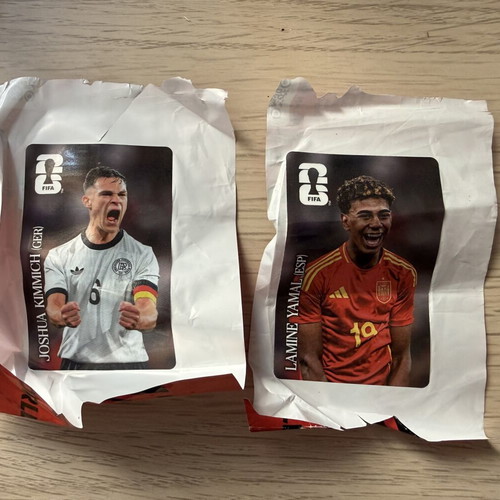Coca Cola World Cup stickers like new, pack of 2