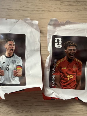Coca Cola World Cup stickers like new, pack of 2