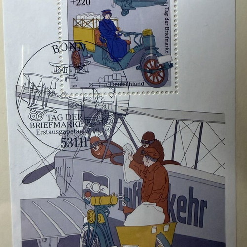 Deutsche Post philatelic sheets 1995–1997 like new, Germany