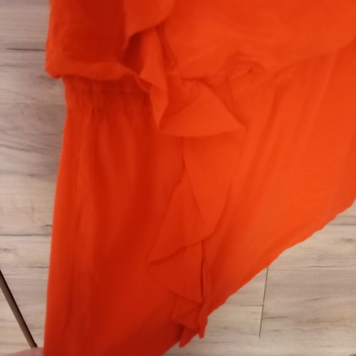 Summer mini silk dress Elisabetta Franchi like new, orange