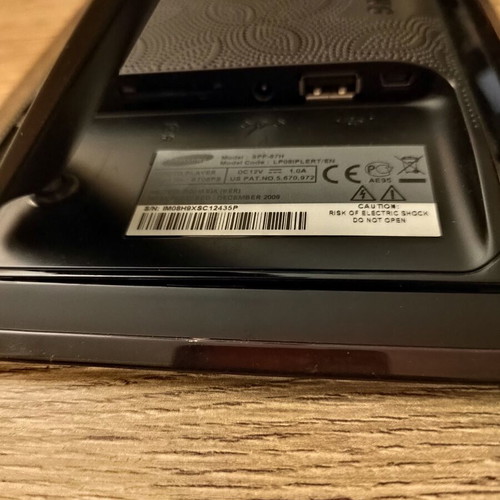 Samsung digital photo frame used, perfect condition