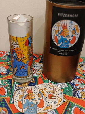 Ritzenhoff Cricket Beer Glass new