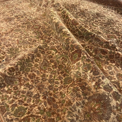 Handmade wool rug used, pack of 2, traditional eastern style