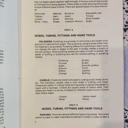 Technical English Terminology book used, Greek language