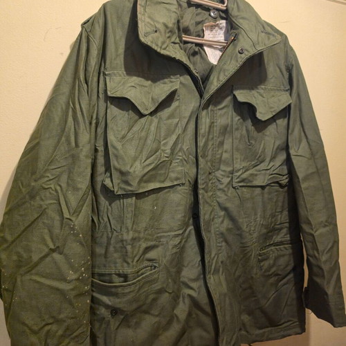 M65 army jacket issued, made in USA, vintage 1980s
