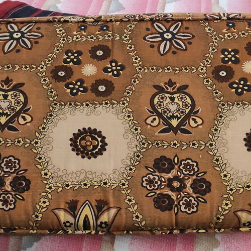 Set of four vintage pillows 60x42 cm for divan with cover