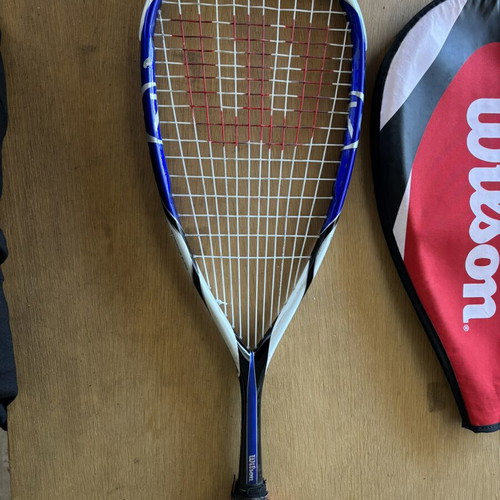 Wilson squash racket used with cover