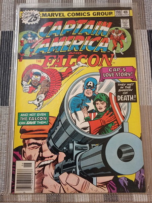 Captain America and The Falcon #198 comic book used, English