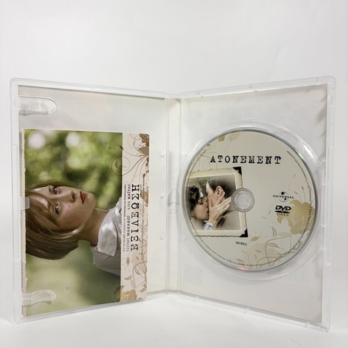Atonement DVD like new with Greek subtitles and collectible cards