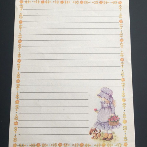 80s Collectible Letter Papers like new