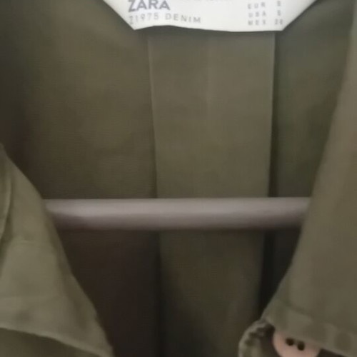Zara olive shirt jacket small like new with pockets