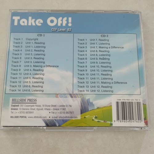 Take Off! B2 Lower Complete Set 5 Books and 2 Teacher's Audio CDs used