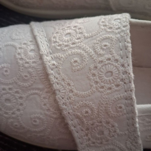 Mothercare espadrilles size 29 white like new, soft and comfortable