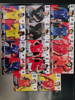 Adrenalyn XL FIFA World Cup 2026 κάρτες ήρωες σαν καινούργιο, σετ 14