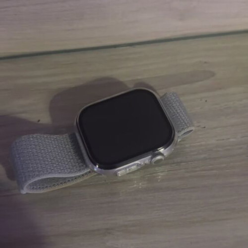 Apple Watch 10 46mm with baby blue strap, new