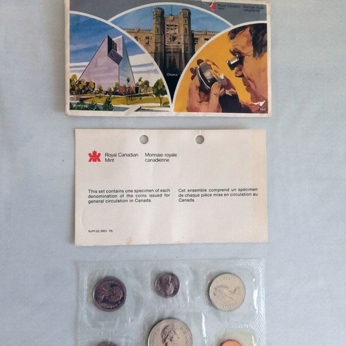 Set of 6 Royal Canadian Mint 1979 coins new