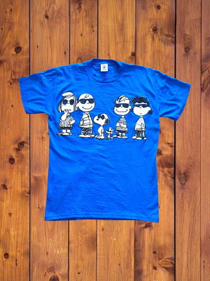 Vintage 90s Peanuts Snoopy T-shirt new, size M, blue
