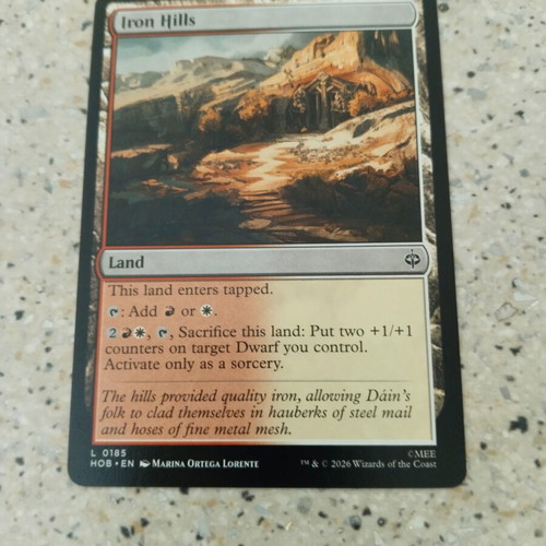 Magic the Gathering Iron Hills card
