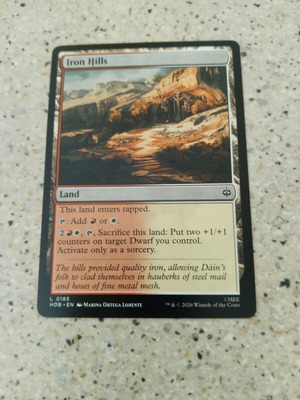 Magic the Gathering Iron Hills card