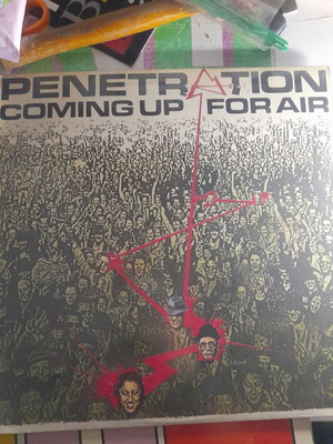 Penetration Coming Up For Air vinyl record used, rock