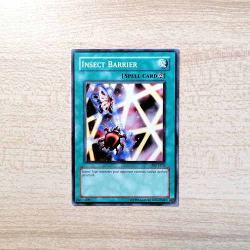 Yu-Gi-Oh! Insect Barrier PSV 2002 Common Near Mint Spell Card