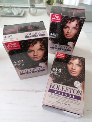 Koleston Deluxe Hair Dye No 4.63 Golden Rose Brown 3 Pack new