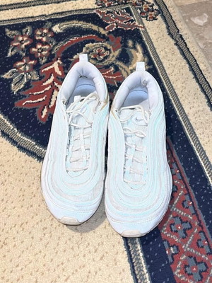 Nike Air Max 97 μεταχειρισμένα άσπρα αθλητικά παπούτσια μέγεθος 42