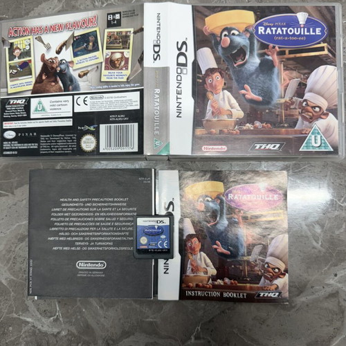 Ratatouille Nintendo DS game PAL edition used, full CIB