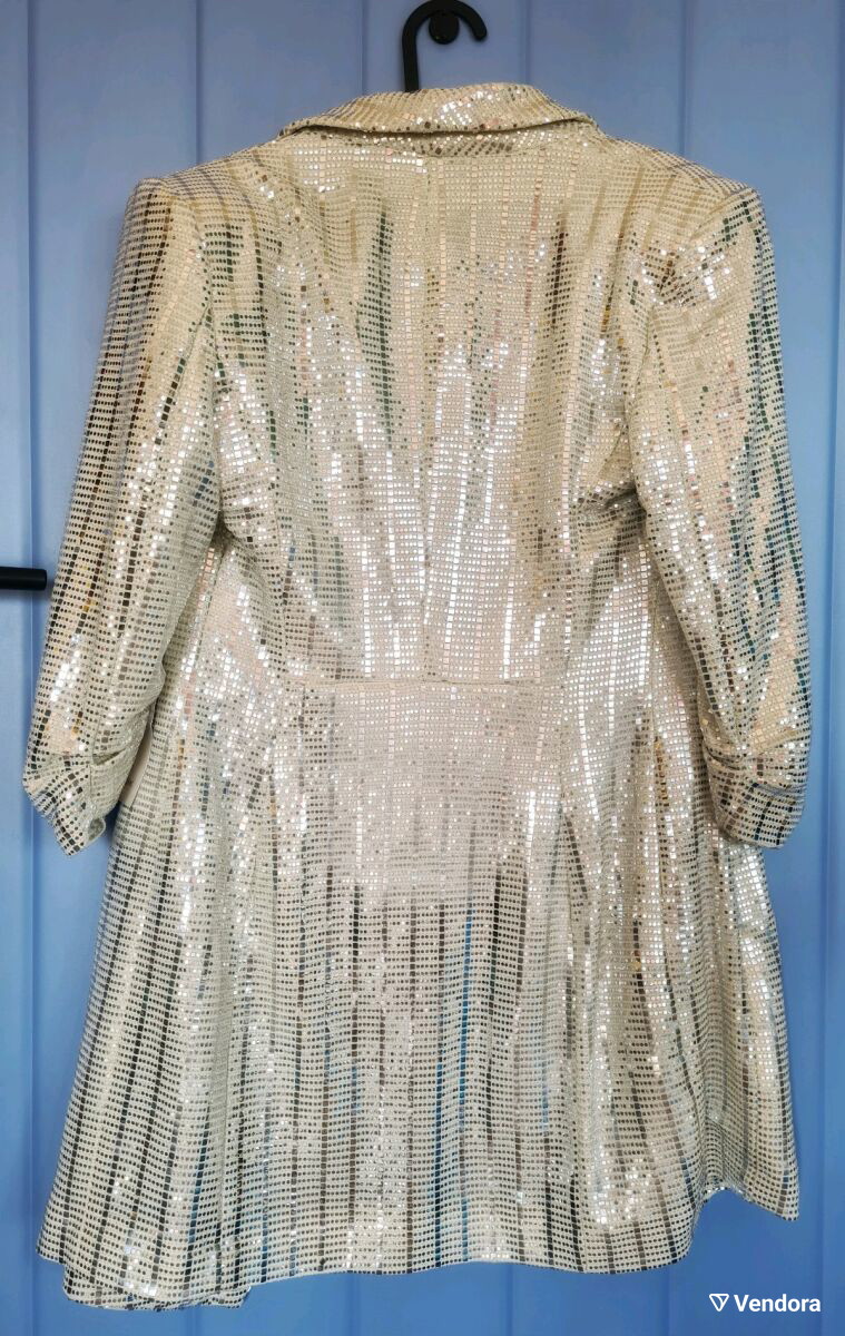 Zara jacket new with sequins white and -  55,00 - Vendora.cy