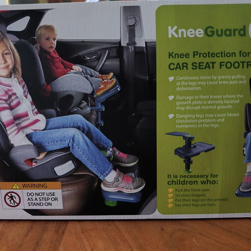 KneeGuard Kids 3 Adjustable Car Seat Footrest new
