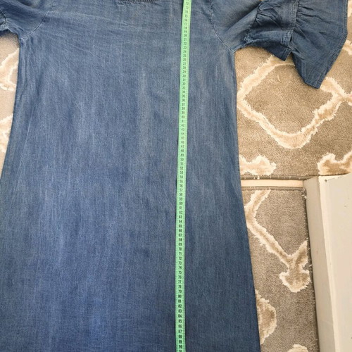 Denim dress Made in Italy 100% Tencel like new, one size
