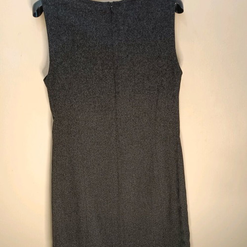 Wool sleeveless dress grey like new, size L/XL
