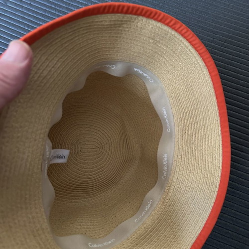Calvin Klein summer hat like new, size 57, beige