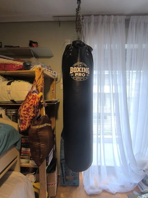 Boxing Pro Prime punching bag 150cm like new with chains and base