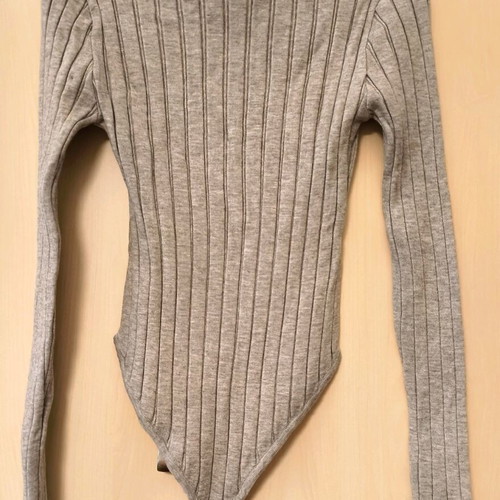 Karavan Charlie Body grey new ribbed knitted bodysuit
