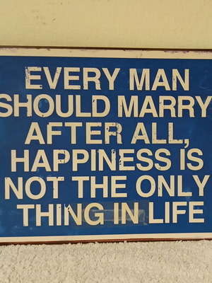 Metal sign decorative plaque with quote new, 20.5x15 cm