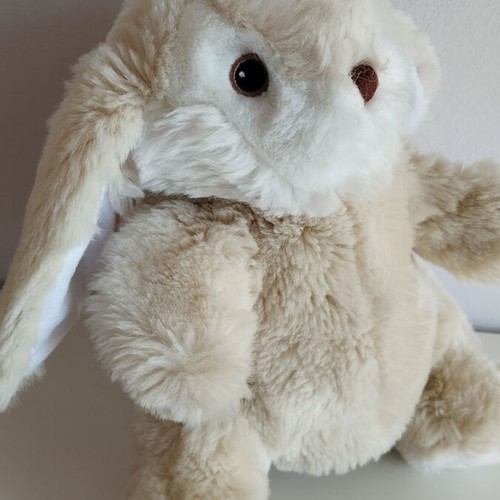 Hand puppet for puppet theater bunny used