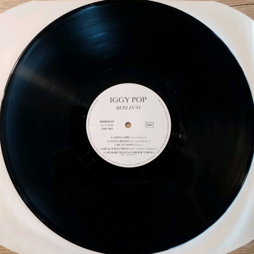Iggy Pop Berlin 91 vinyl used, 2LP, rock