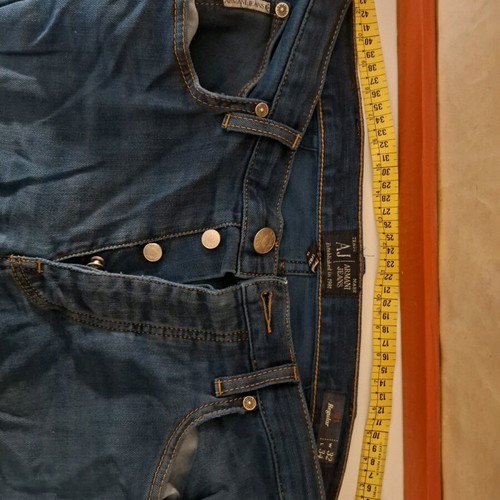 Armani Jeans Men's J21 Regular Fit Jeans used, blue, size W32 L34