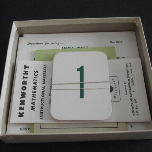 Imma Whiz Vintage Educational Math Game used, multiplication and division