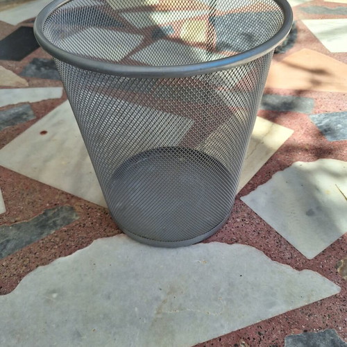Office trash bin small, used
