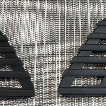 Yamaha Townmate T50 3D Printed leg shield caps new, pair