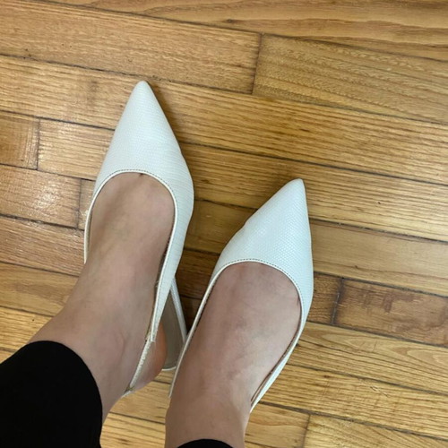Asos slingback pumps white size 38 used