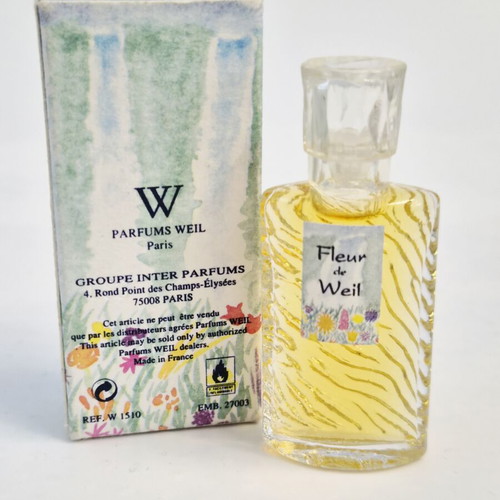 Fleur de Weil Mini Perfume Eau de Toilette 5ml new, authentic