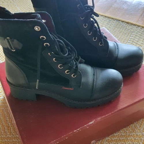 Commanchero Original leather ankle boots like new, black, size 37