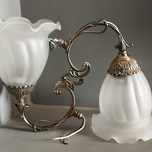 Lamps with bases used, set of 2 pieces