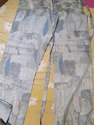 Summer cool women's printed pants like new, size M