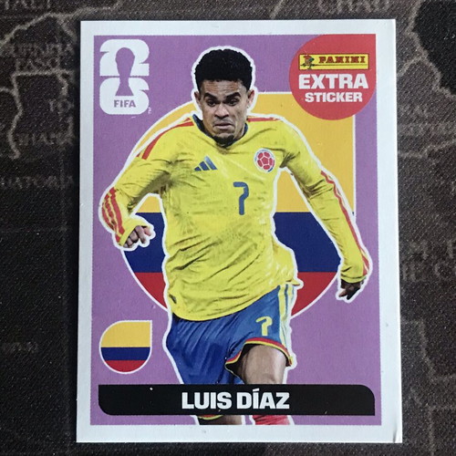 Luis Diaz extra sticker purple World Cup 2026