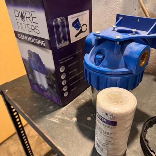 Water filter set with 2 replacements new